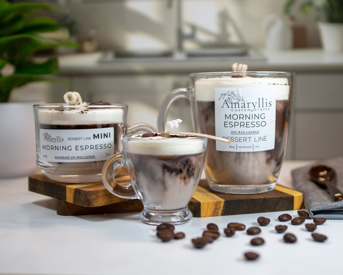 Morning Espresso Mini | Dessert Line Candles - Amaryllis Custom CraftsCandleAmaryllis Custom Crafts
