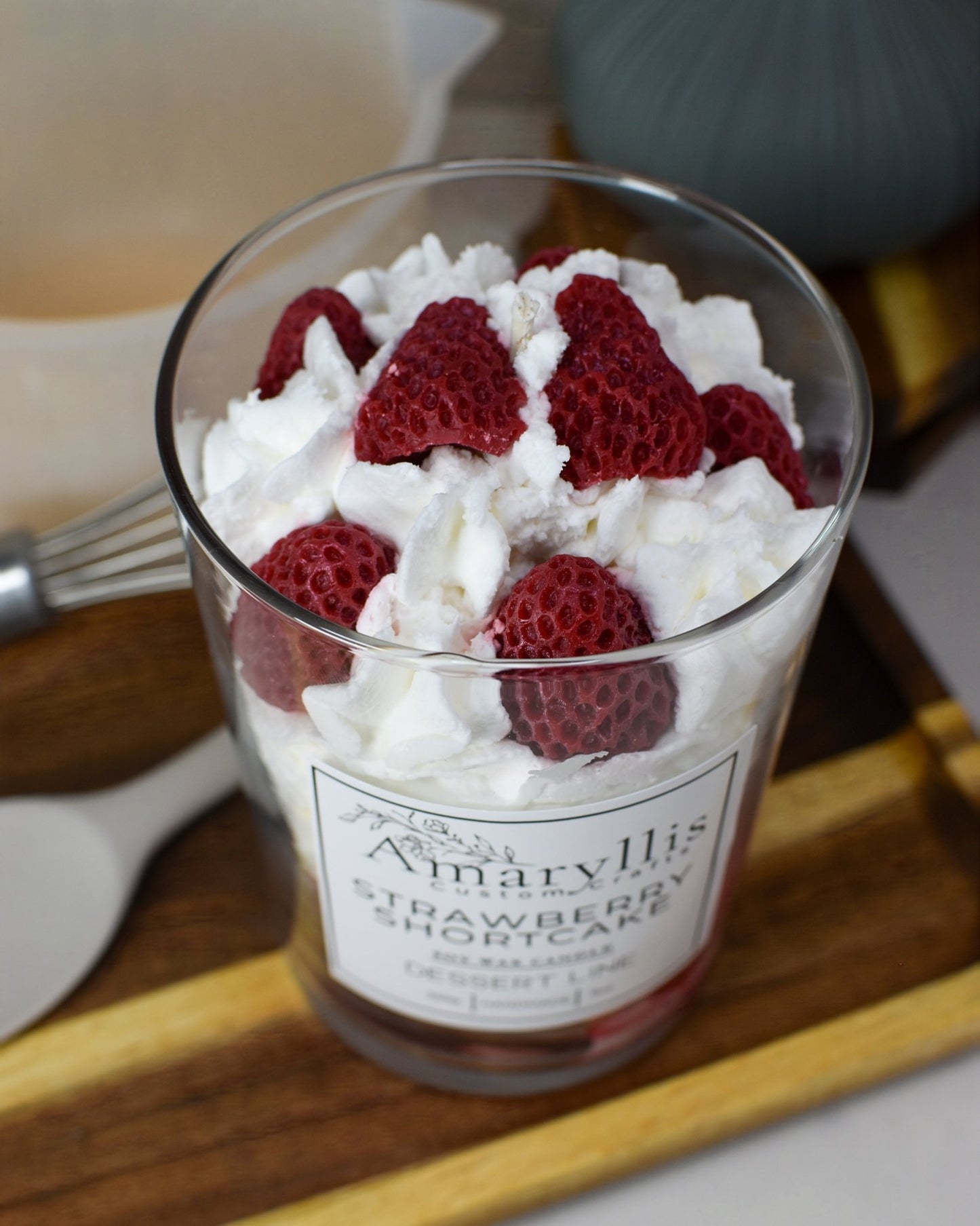 Strawberry Shortcake | Dessert Candle - Amaryllis Custom CraftsJar CandleAmaryllis Custom Crafts