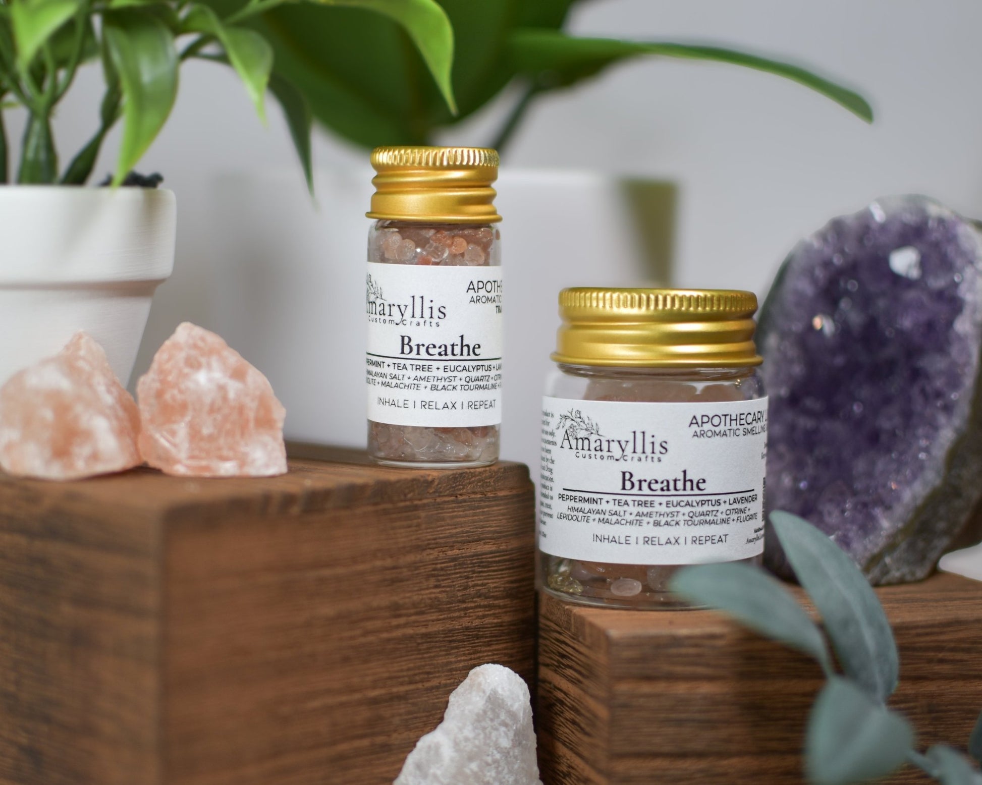 Aromatic Smelling Salt Jar | Apothecary Line - Amaryllis Custom CraftsApothecaryAmaryllis Custom Crafts