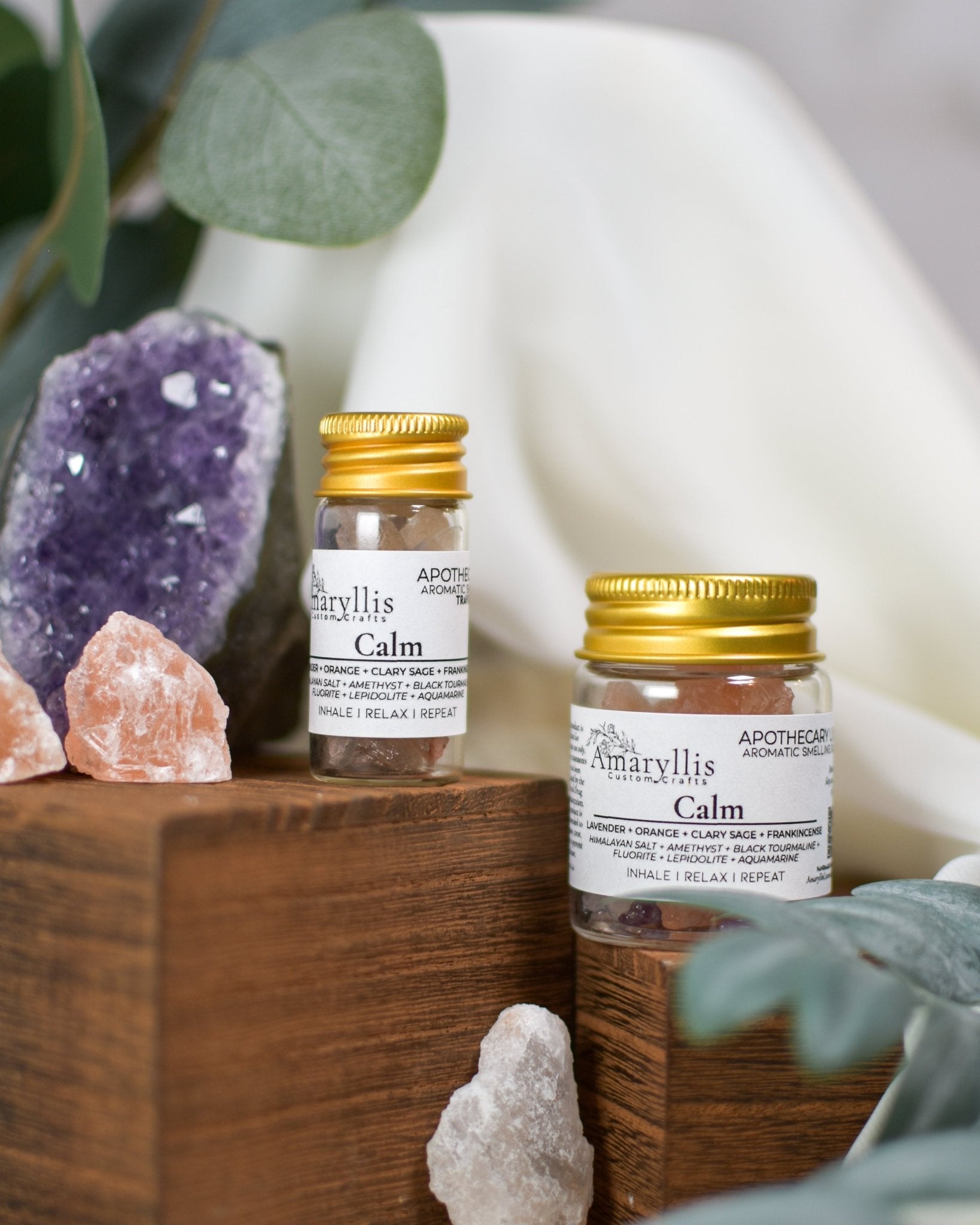 Aromatic Smelling Salt Jar | Apothecary Line - Amaryllis Custom CraftsApothecaryAmaryllis Custom Crafts