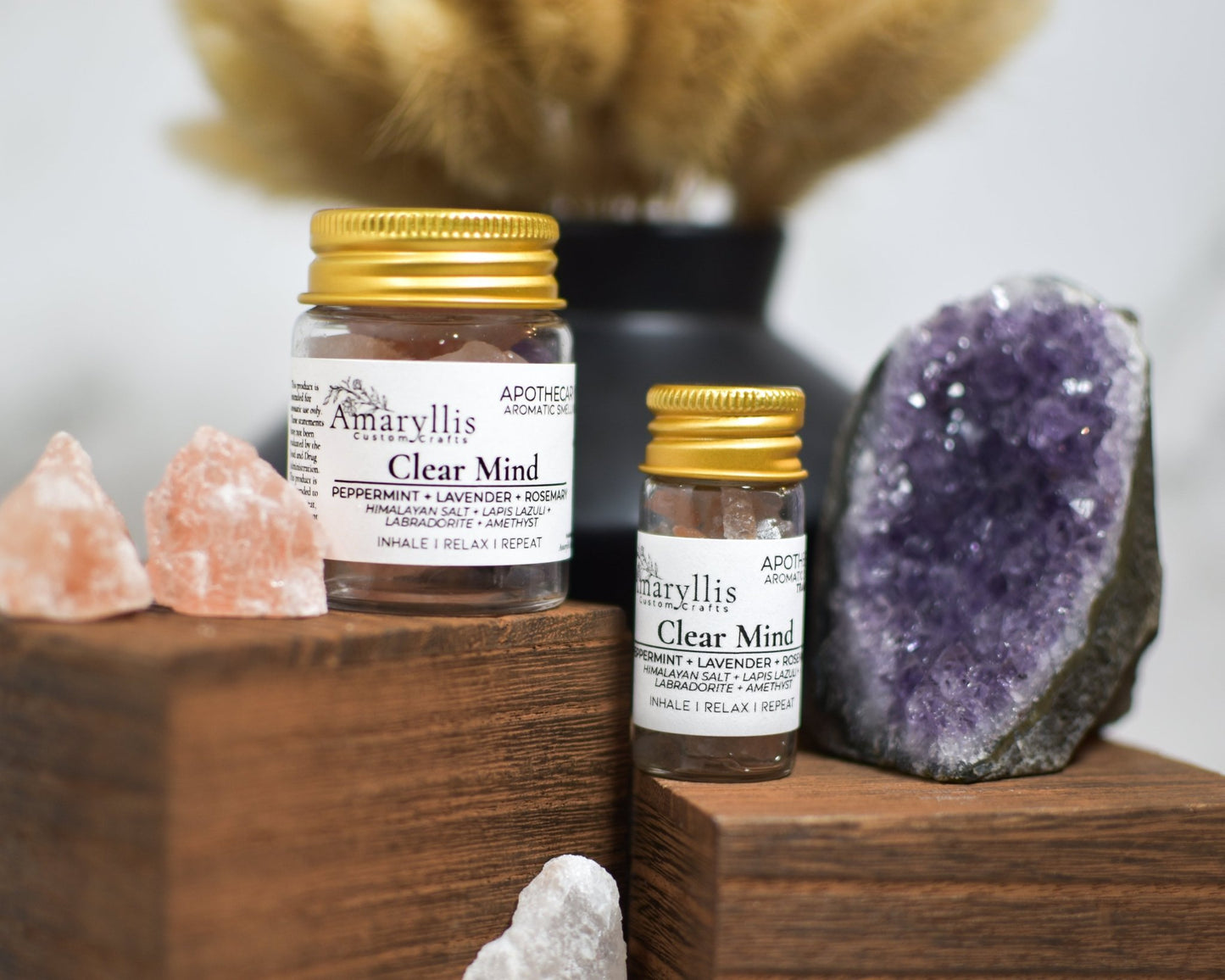 Aromatic Smelling Salt Jar | Apothecary Line - Amaryllis Custom CraftsApothecaryAmaryllis Custom Crafts