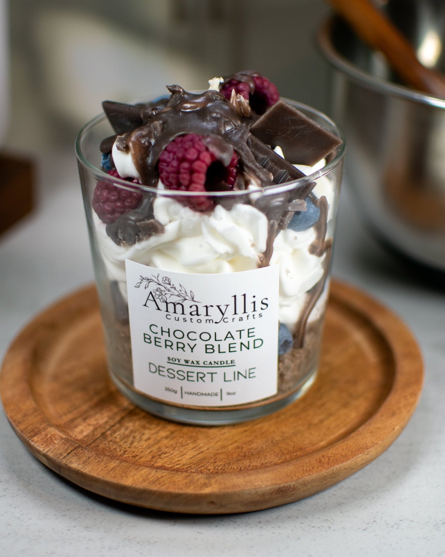 Chocolate Berry Blend | Dessert Line Candle - Amaryllis Custom CraftsCandleAmaryllis Custom Crafts