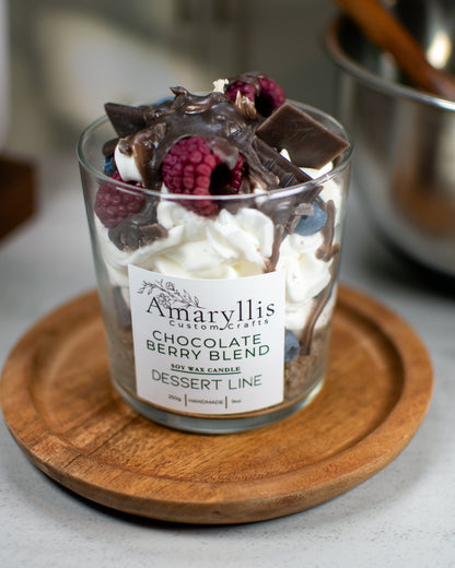 Chocolate Berry Blend | Dessert Line Candle - Amaryllis Custom CraftsCandleAmaryllis Custom Crafts