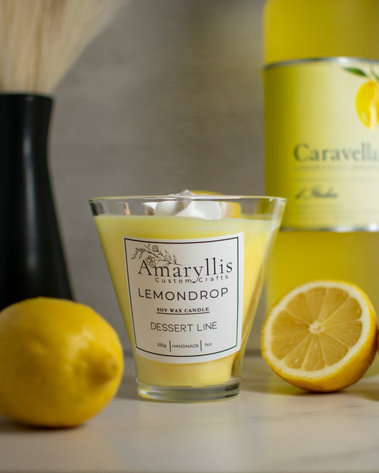 Lemon Droptini Candle | Scratch & Dent - Amaryllis Custom CraftsCandleAmaryllis Custom Crafts