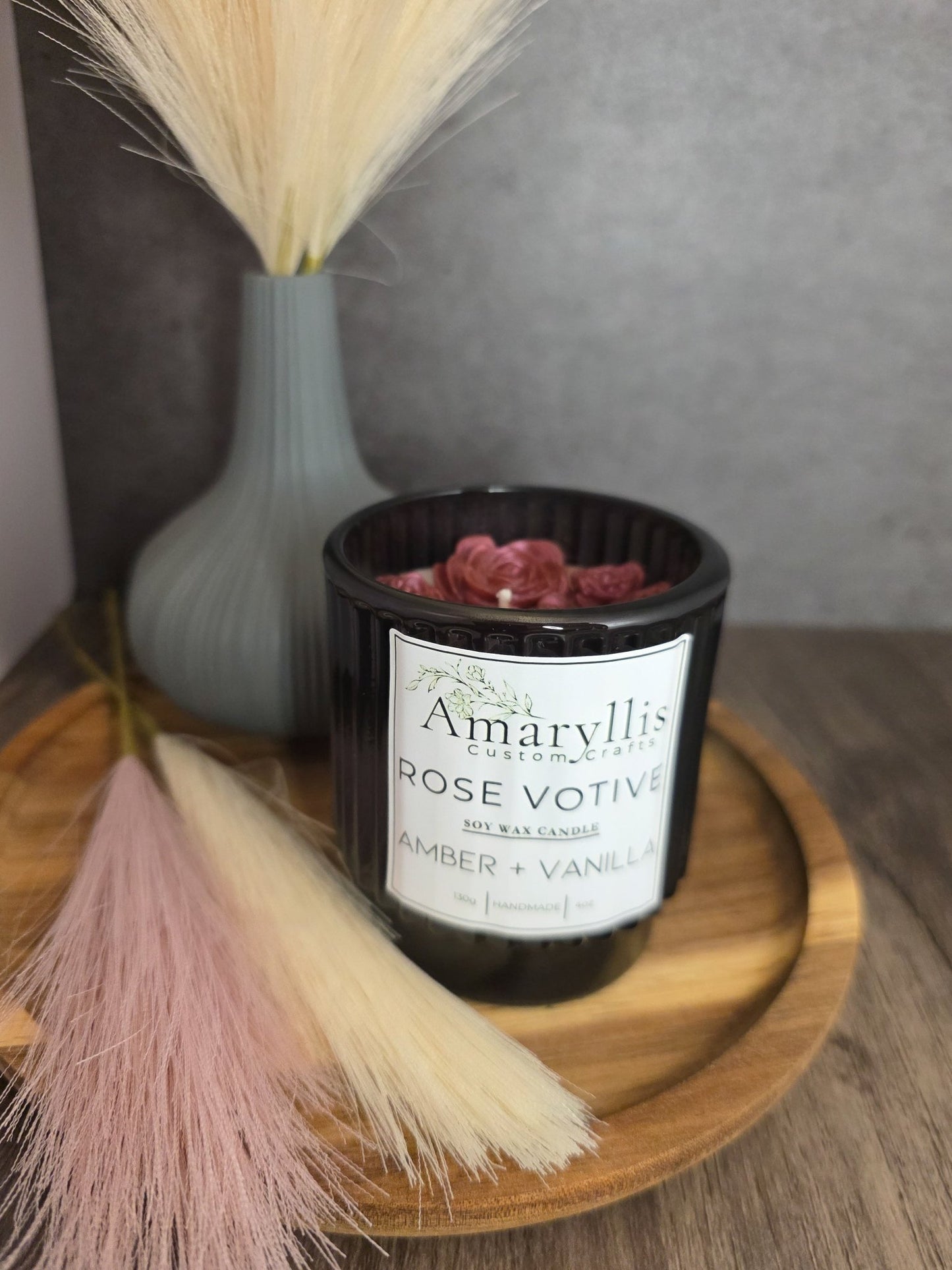 Mini Roses Candle - Amaryllis Custom CraftsCandleAmaryllis Custom Crafts