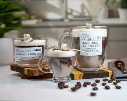 Morning Espresso Mini | Dessert Line Candles - Amaryllis Custom CraftsCandleAmaryllis Custom Crafts