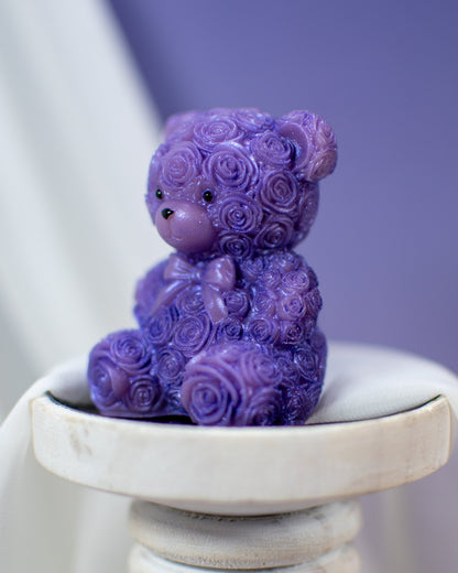 Rose Teddy Bear | Miniature Candles - Amaryllis Custom CraftsPillar CandleAmaryllis Custom Crafts