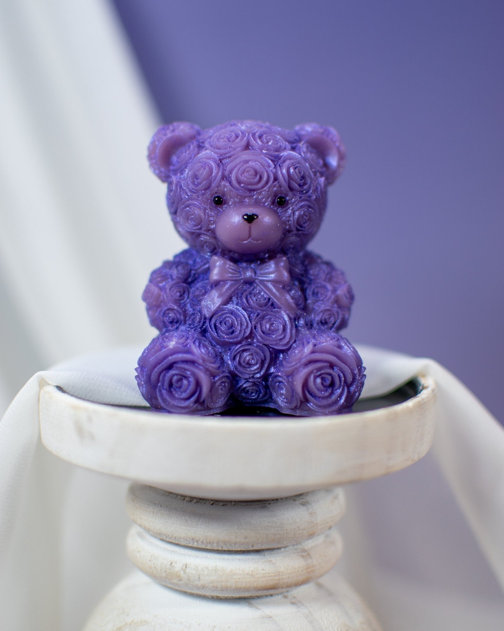 Rose Teddy Bear | Miniature Candles - Amaryllis Custom CraftsPillar CandleAmaryllis Custom Crafts