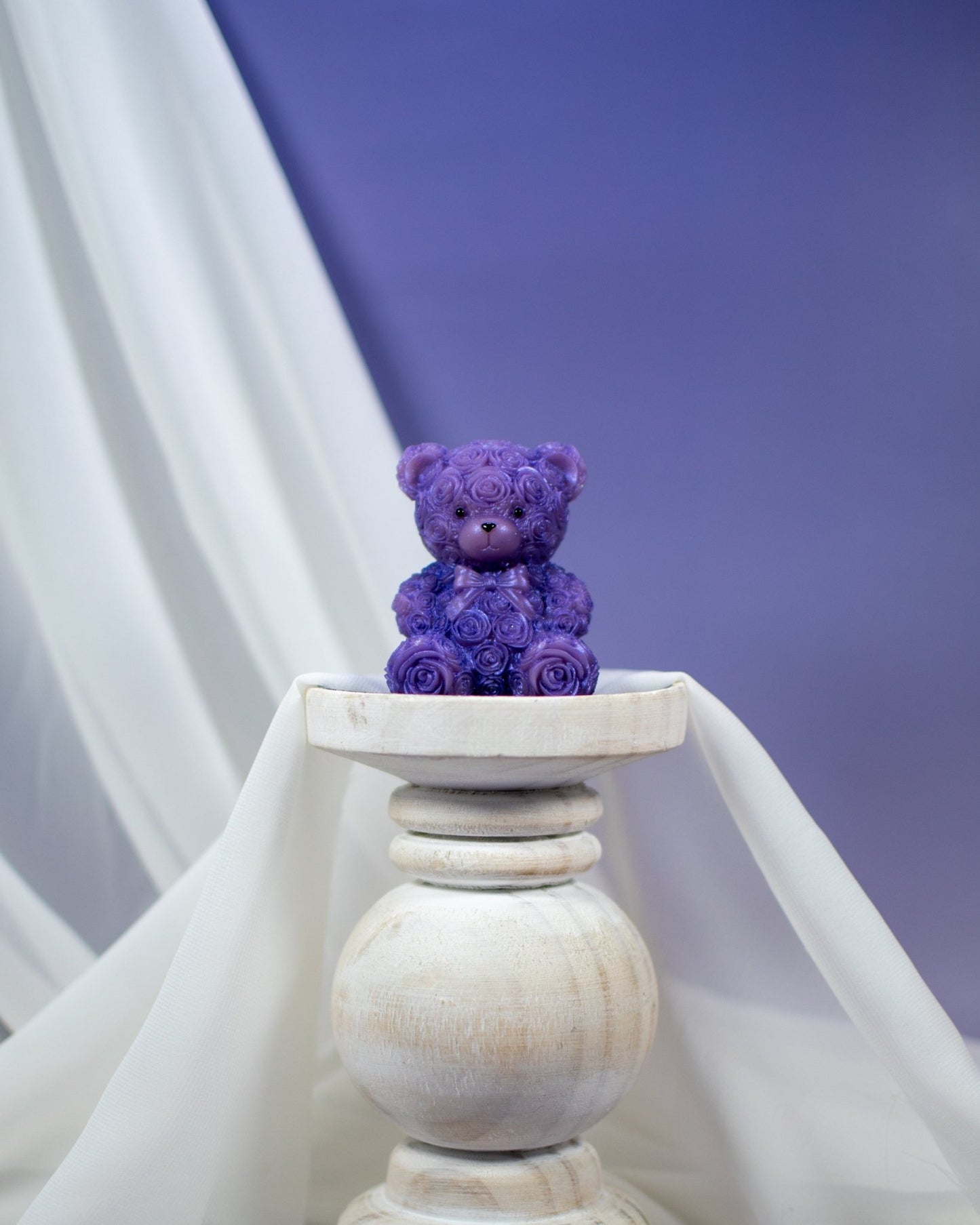 Rose Teddy Bear | Miniature Candles - Amaryllis Custom CraftsPillar CandleAmaryllis Custom Crafts