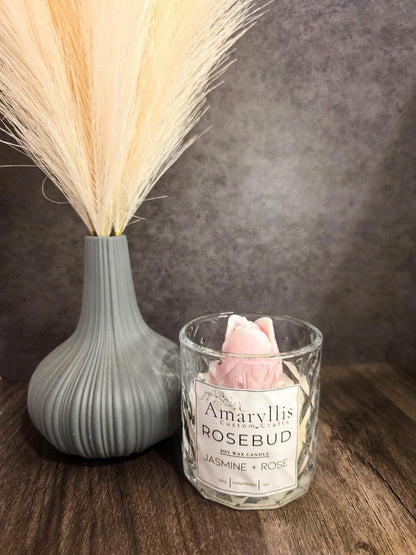 Rosebud Color Changing Candle - Amaryllis Custom CraftsCandleAmaryllis Custom Crafts