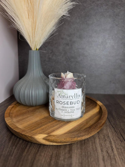 Rosebud Color Changing Candle - Amaryllis Custom CraftsCandleAmaryllis Custom Crafts