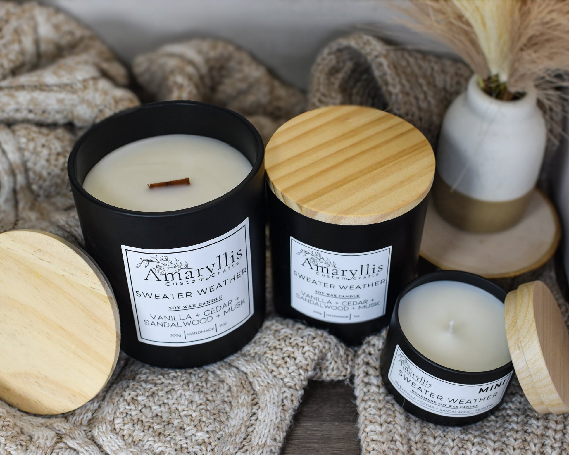 Signature Collection Jar Candles - Amaryllis Custom CraftsCandleAmaryllis Custom Crafts